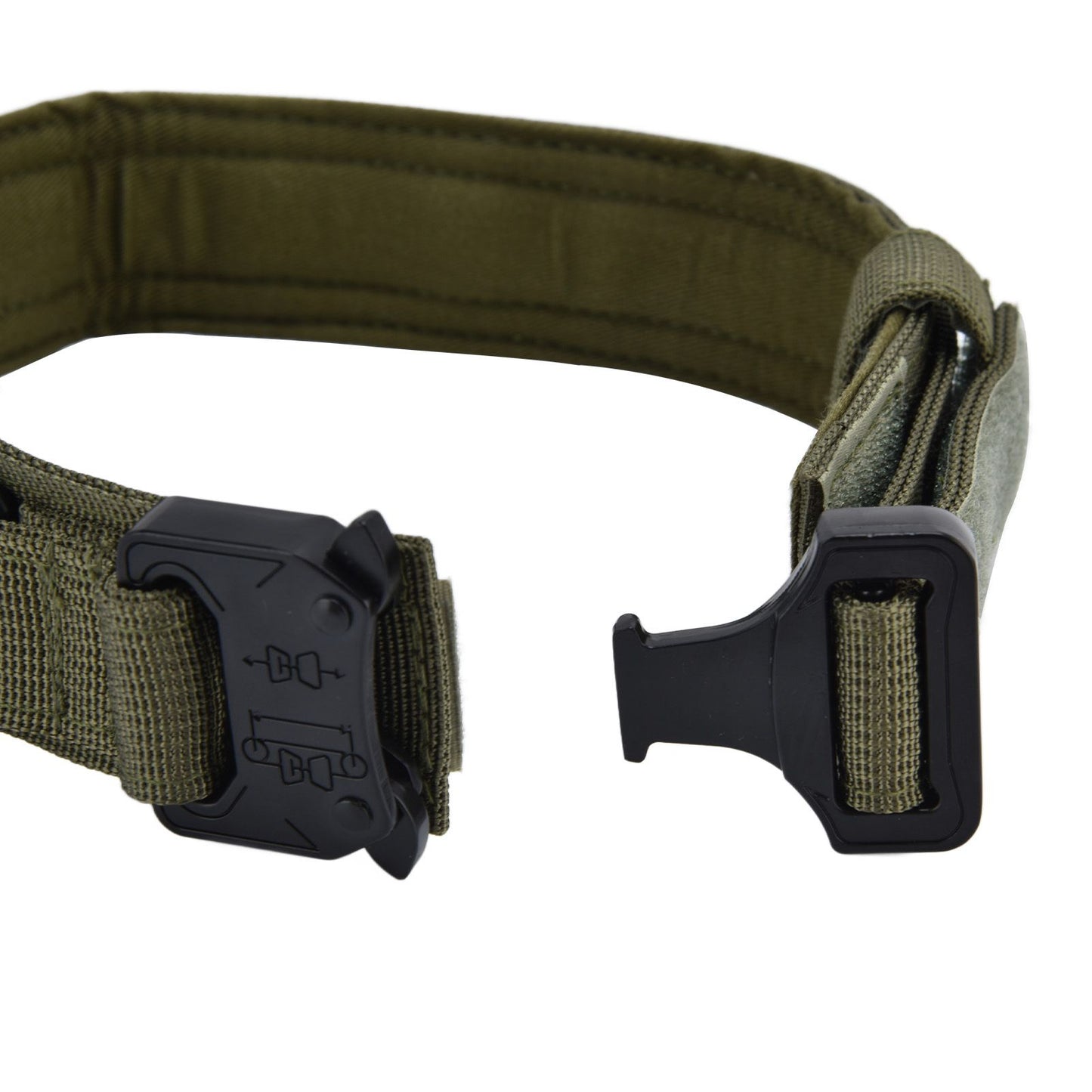 Traction Dog Collar with Buckle Nylon Iron Training Hunting Collar Pet