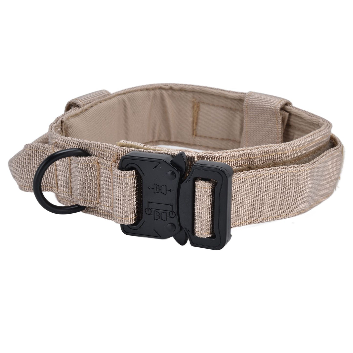 Traction Dog Collar with Buckle Nylon Iron Training Hunting Collar Pet | XL