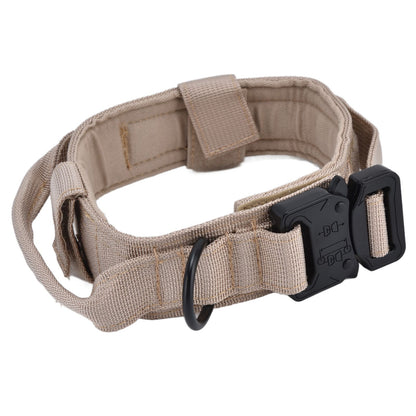 Traction Dog Collar with Buckle Nylon Iron Training Hunting Collar Pet | XL