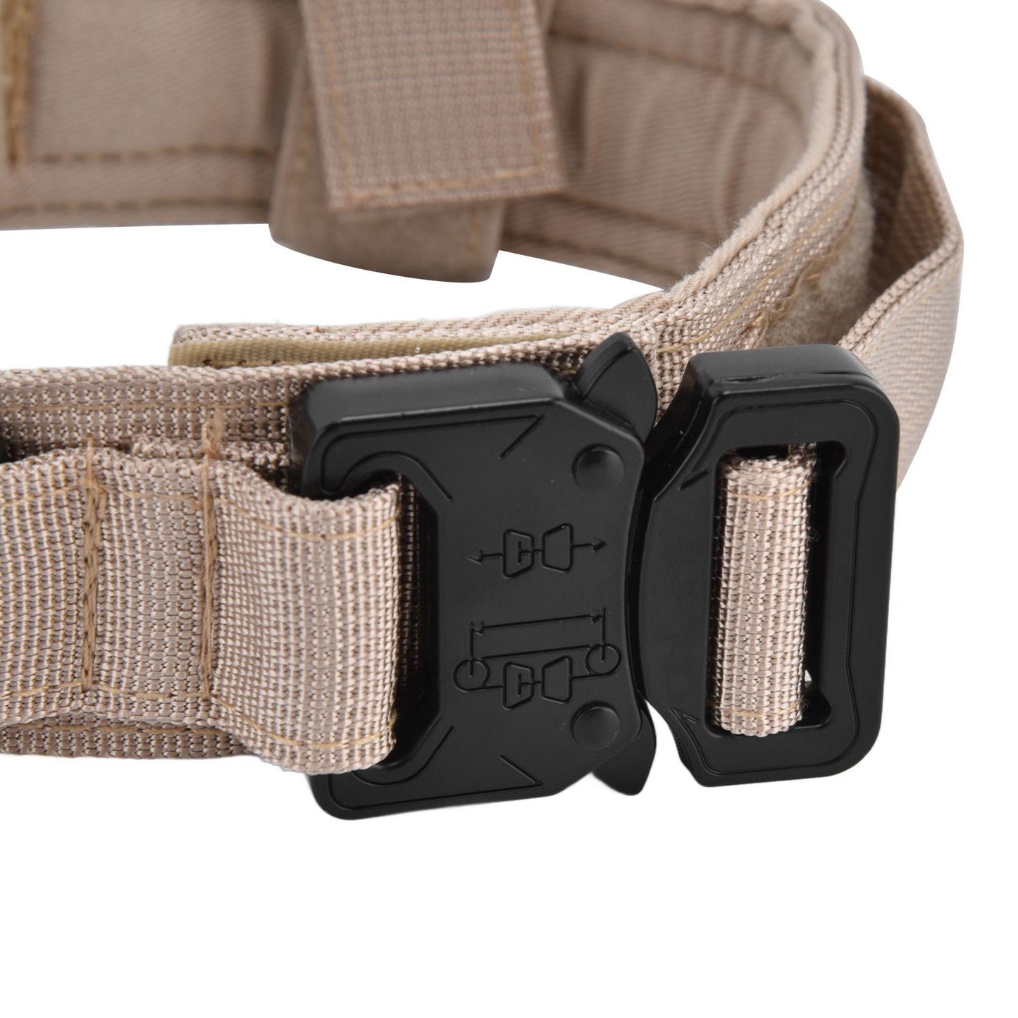 Traction Dog Collar with Buckle Nylon Iron Training Hunting Collar Pet | XL