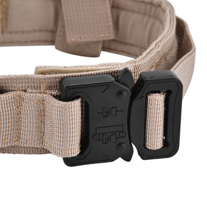Traction Dog Collar with Buckle Nylon Iron Training Hunting Collar Pet | XL