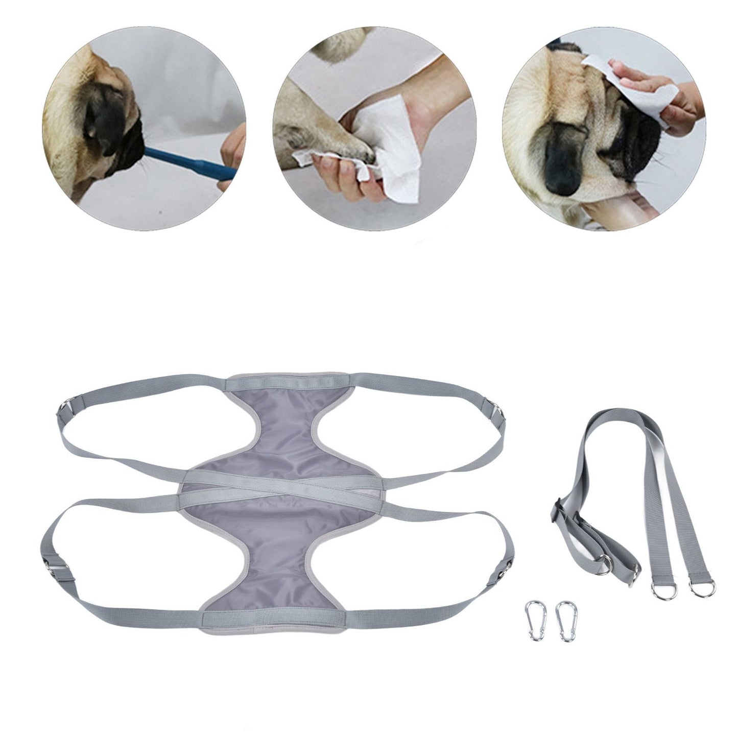 Pet Grooming Hammock Breathable Soft M Size Hammock Restraint Bag