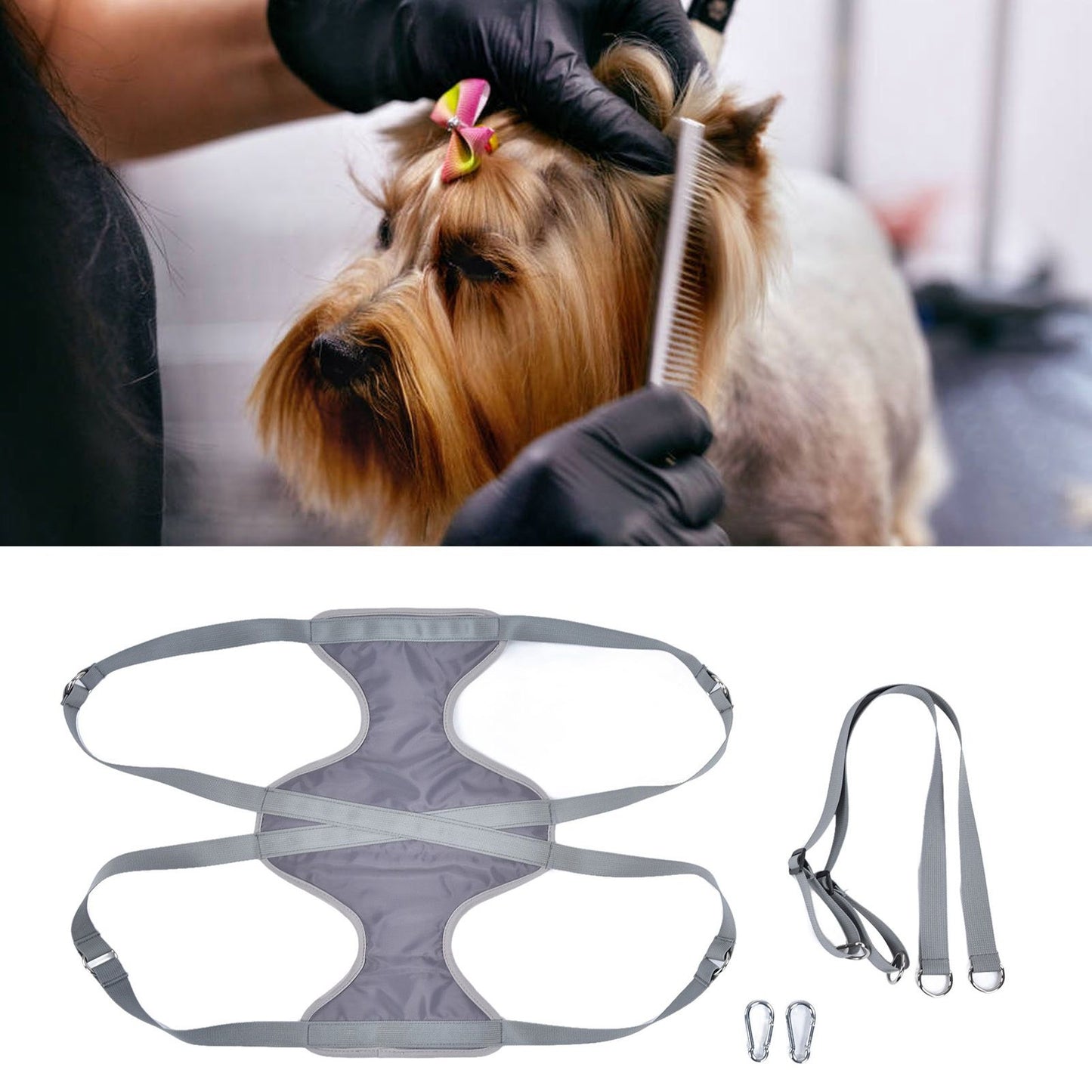 Pet Grooming Hammock Breathable Soft M Size Hammock Restraint Bag