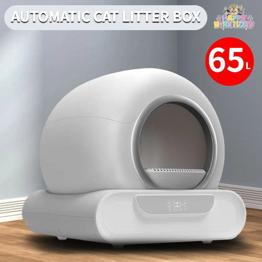 65L Automatic Self-Cleaning Cat Litter Box | Smart App