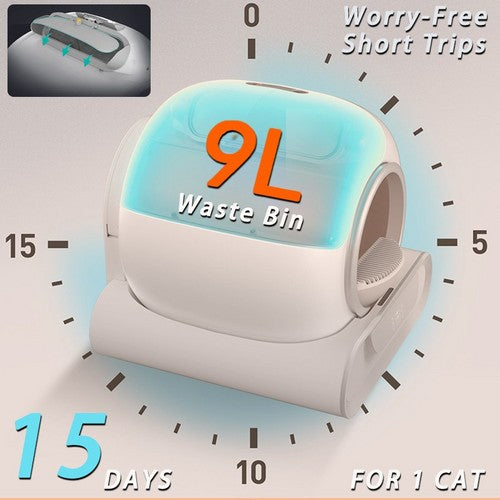 65L Automatic Self-Cleaning Cat Litter Box | Smart App