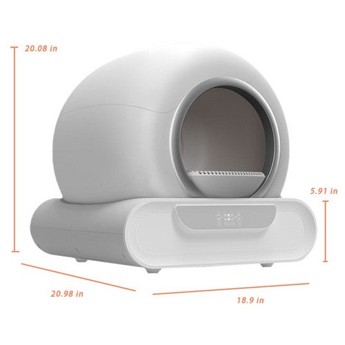 65L Automatic Self-Cleaning Cat Litter Box | Smart App