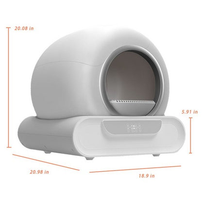 65L Automatic Self-Cleaning Cat Litter Box | Smart App