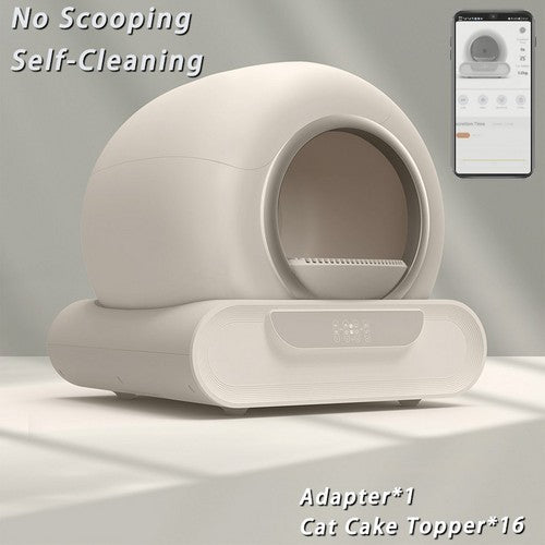 65L Automatic Self-Cleaning Cat Litter Box | Smart App