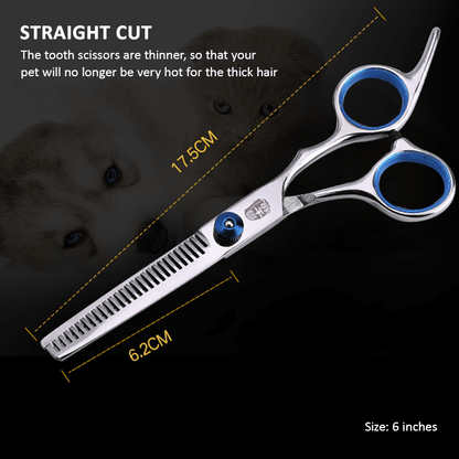 Professional Pet Grooming Scissors Set