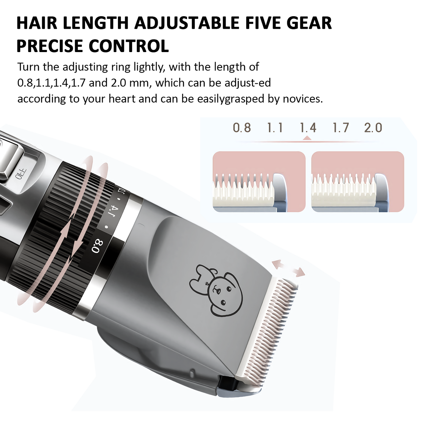 Electric Dog & Cat Grooming Kit | Clippers & Accessories