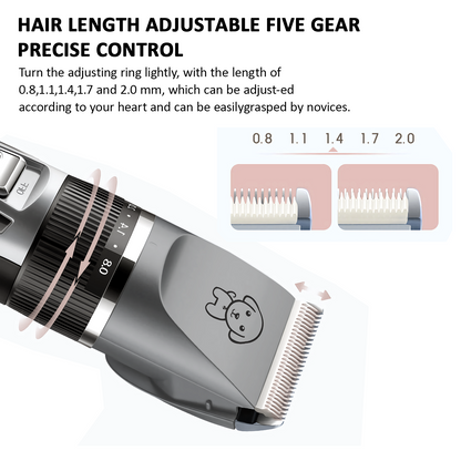 Electric Dog & Cat Grooming Kit | Clippers & Accessories
