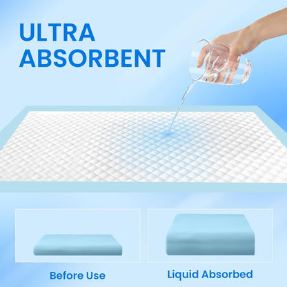 50-Pack Pet Training Pads | Super Absorbent | 60x90cm | Dog & Cat