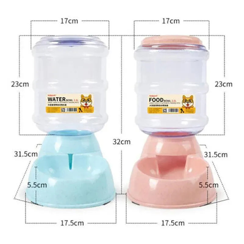 Green 3.8L Automatic Pet Water Feeder