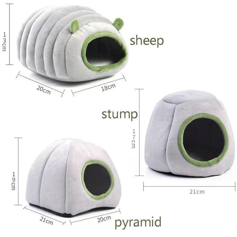 Cosy Small Pet Tent Cave Bed | Plush Hideout