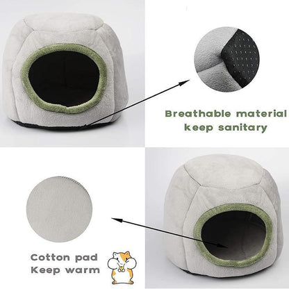 Cosy Small Pet Tent Cave Bed | Plush Hideout