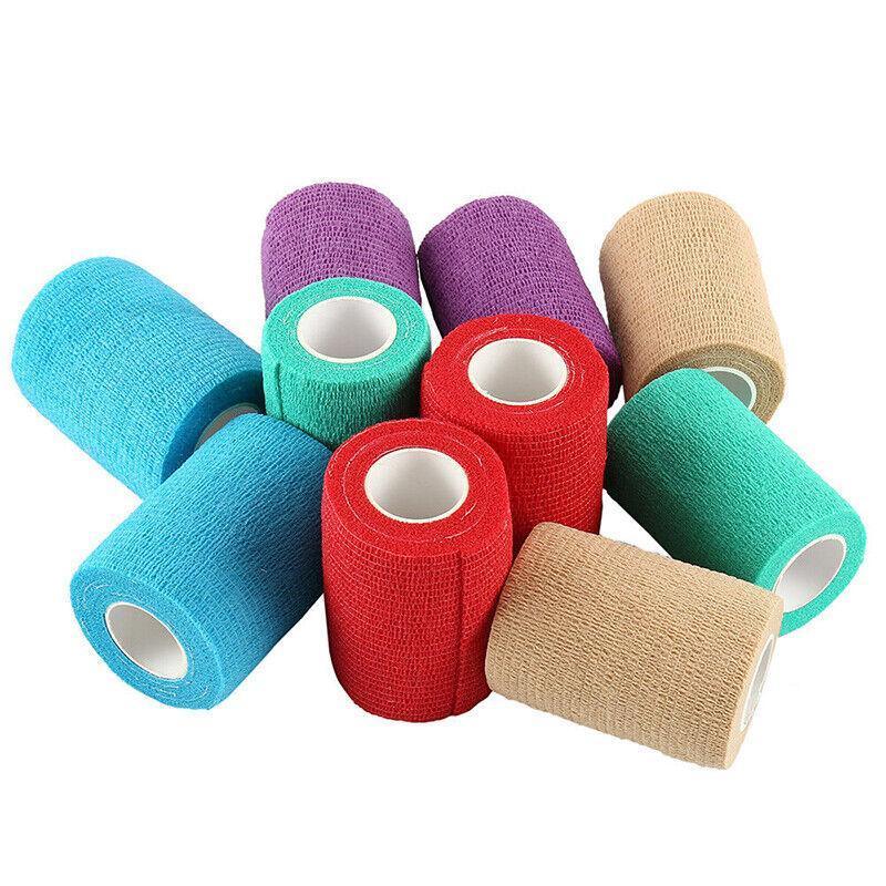 12 Pack Self-Adhesive Cohesive Wrap Bandage for Pets