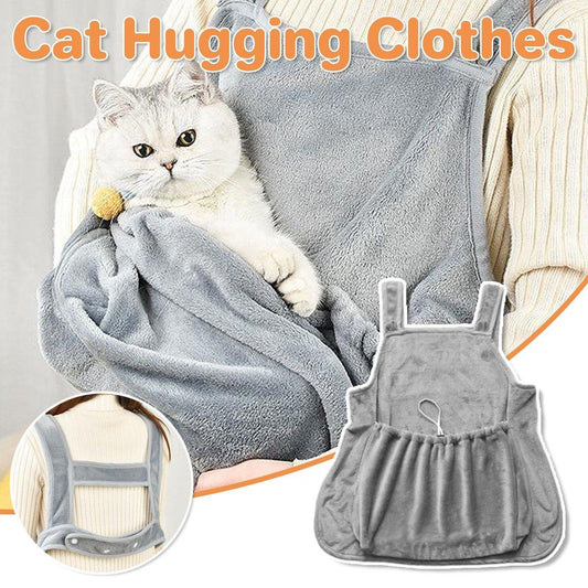 Non-Stick Cat Grooming Apron | No-Hole Design