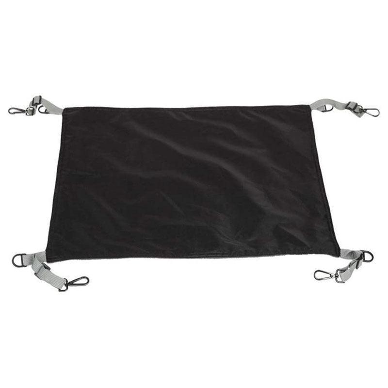 Black Waterproof Cat Hammock | Double-Layer Hanging Cage Swing Bed