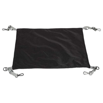 Black Waterproof Cat Hammock | Double-Layer Hanging Cage Swing Bed