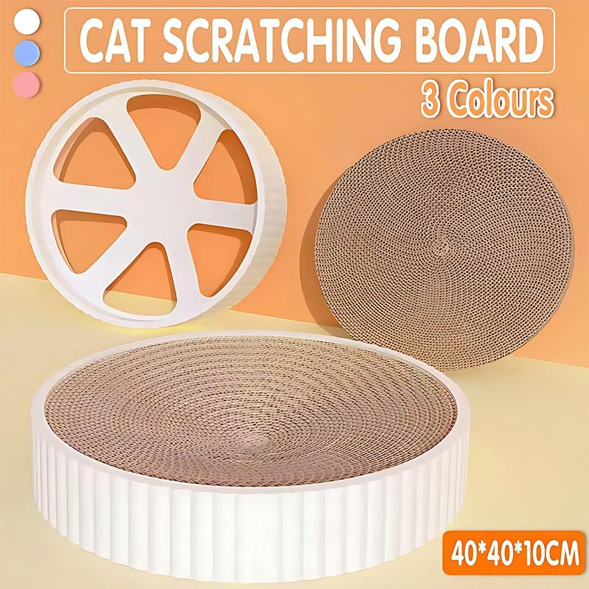 Pink 2-in-1 Round Cat Scratching Board | Cat Sofa
