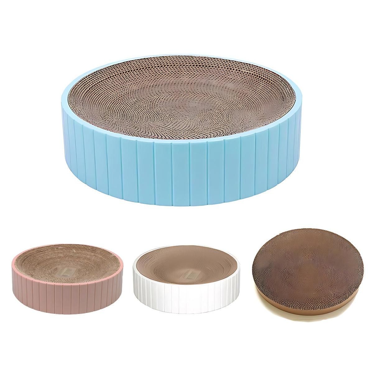 Pink 2-in-1 Round Cat Scratching Board | Cat Sofa