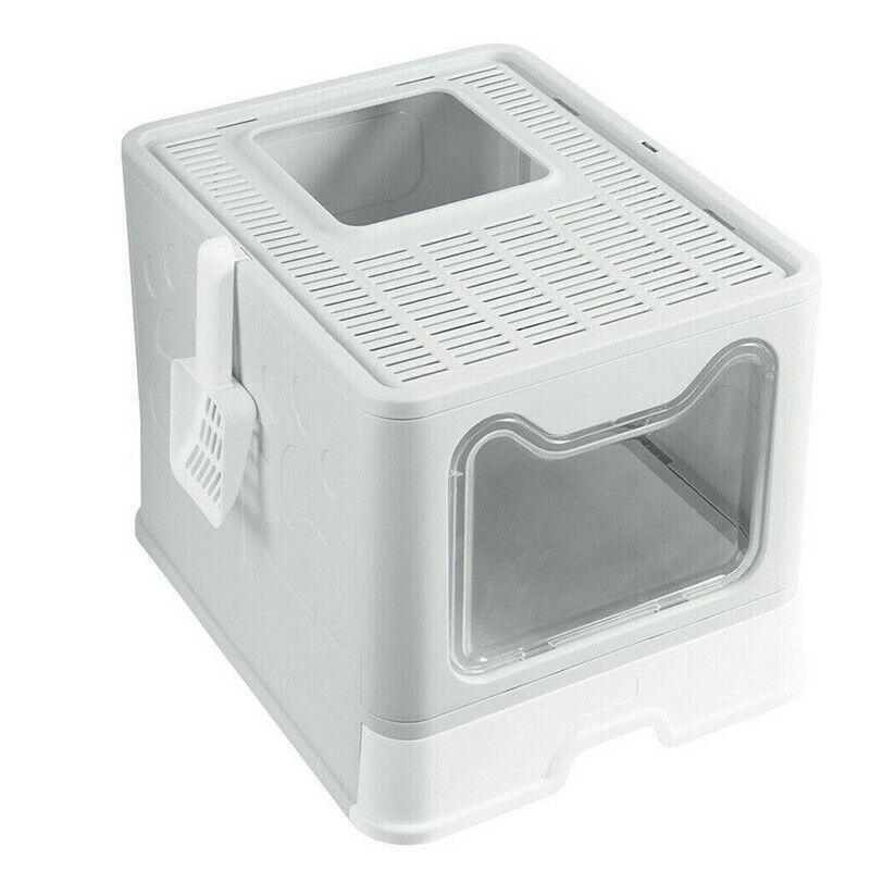 Self-Cleaning Hooded Cat Litter Box | Large Capacity | Easy Clean