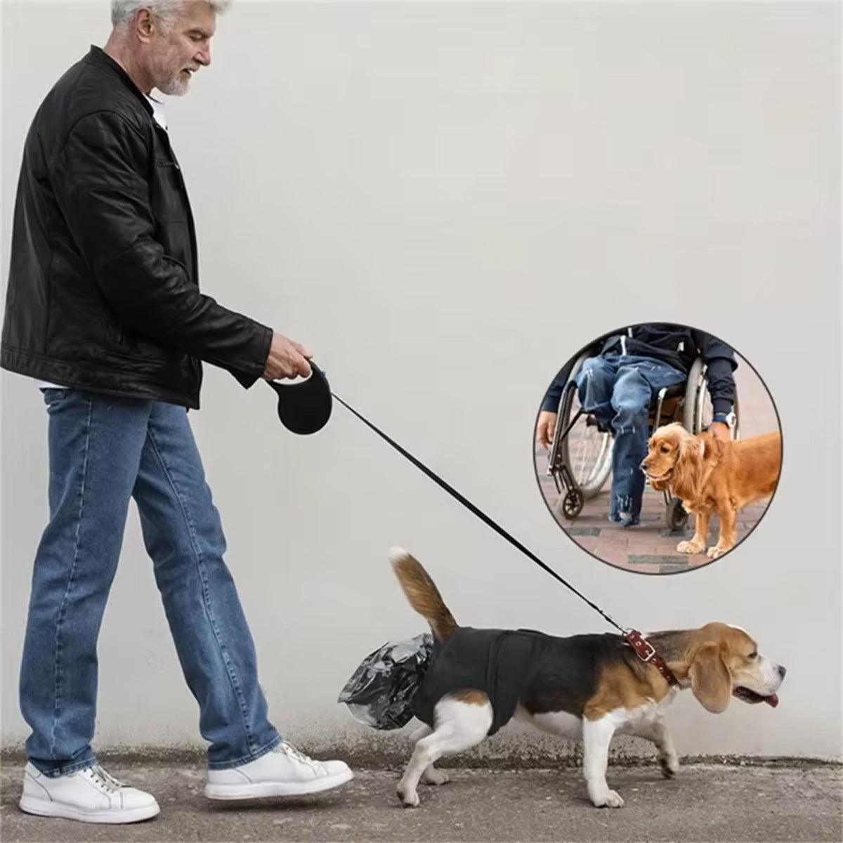 Dog Waste Collection Pants | Diaper & Sanitary Belt | Size L