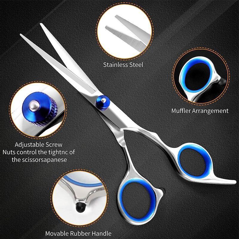 7 PCS Pet Grooming Scissors Set | Dogs & Cats