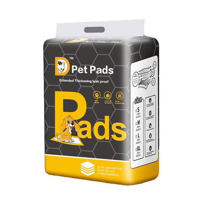 Bamboo Charcoal Deodorant Pet Pads | Dogs & Cats | 40 Pack