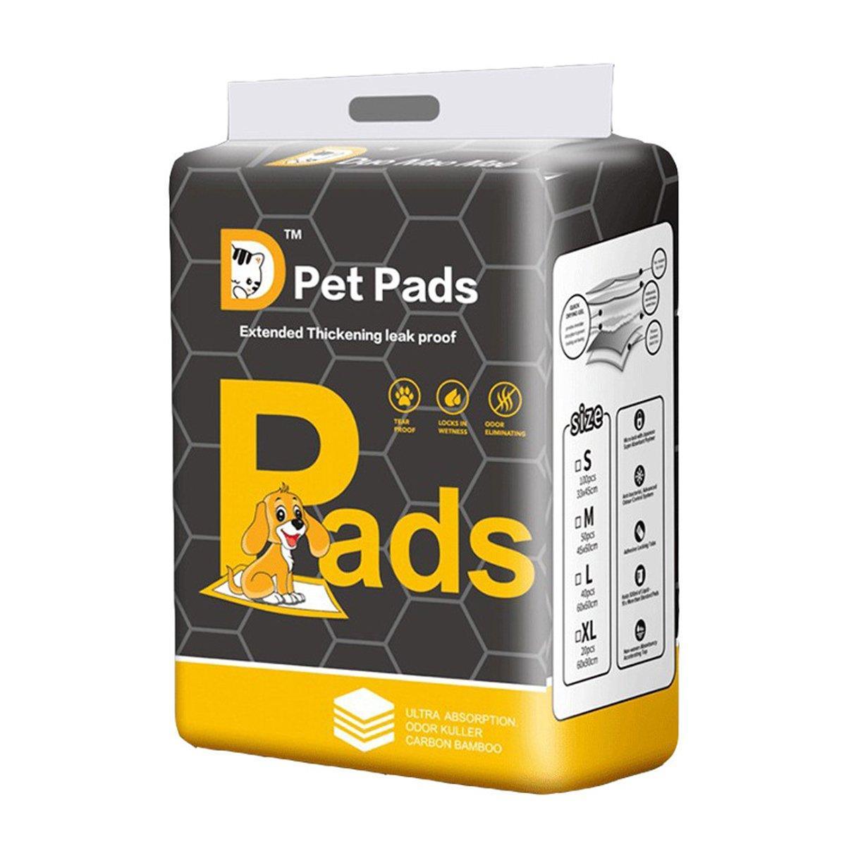Bamboo Charcoal Pet Training Pads | Odour Control | M 50PCS