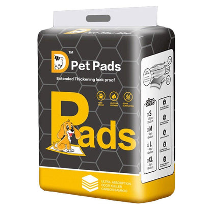 Bamboo Charcoal Pet Training Pads | Odour Control | M 50PCS