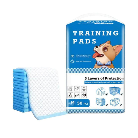 Dog Puppy Training Pads | Thickened Absorbent Pee Pads | 50 Pack