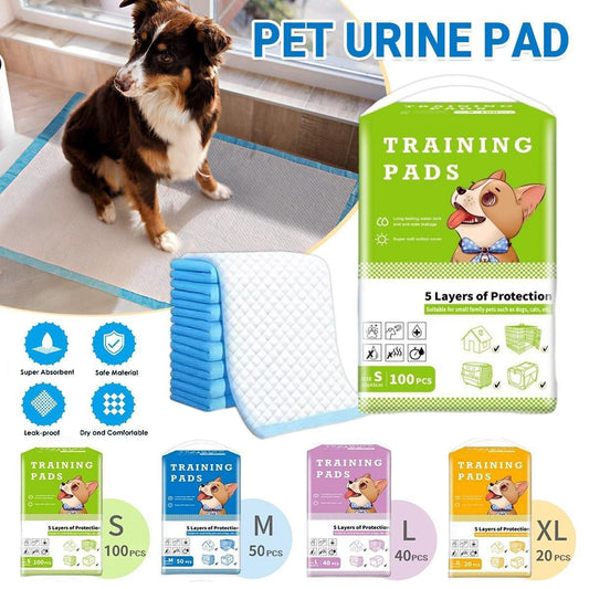 Dog Puppy Training Pads | Thickened Absorbent Pee Pads | 50 Pack