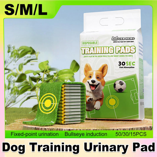 Bullseye Design Dog Training Pads | Leakproof Diaper Pads | L 15PCS