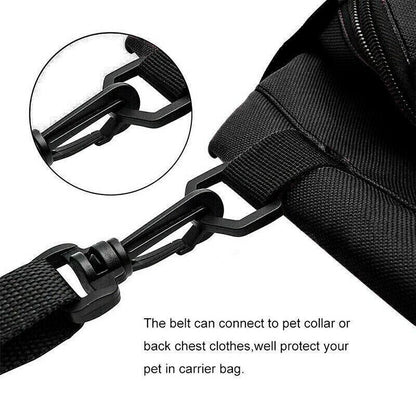 Blue Pet Car Booster Seat | Travel Carrier Basket | Cats & Dogs