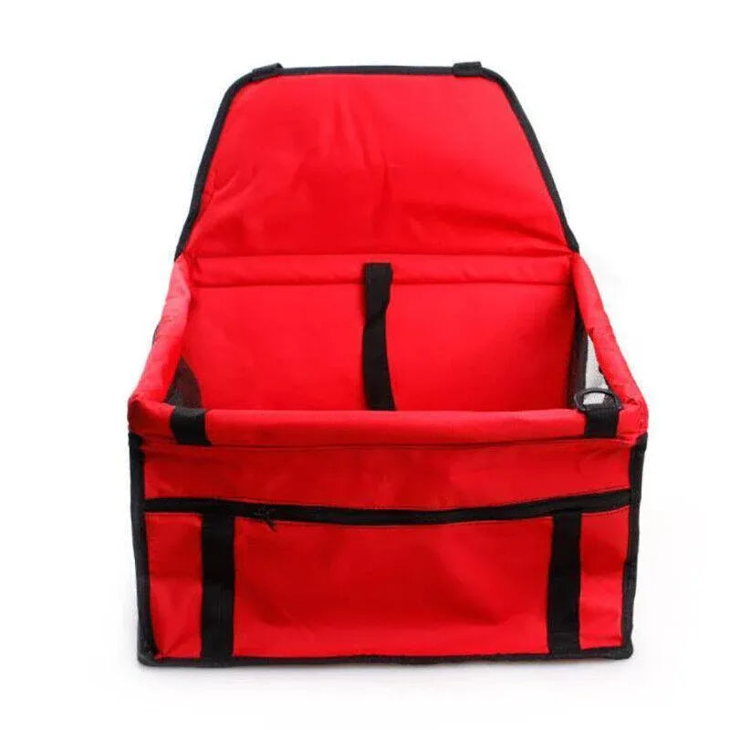 Blue Pet Car Booster Seat | Travel Carrier Basket | Cats & Dogs