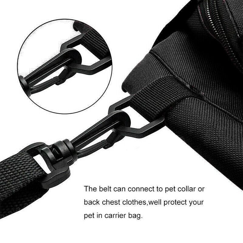 Red Pet Car Booster Seat | Travel Carrier Basket | Cats & Dogs