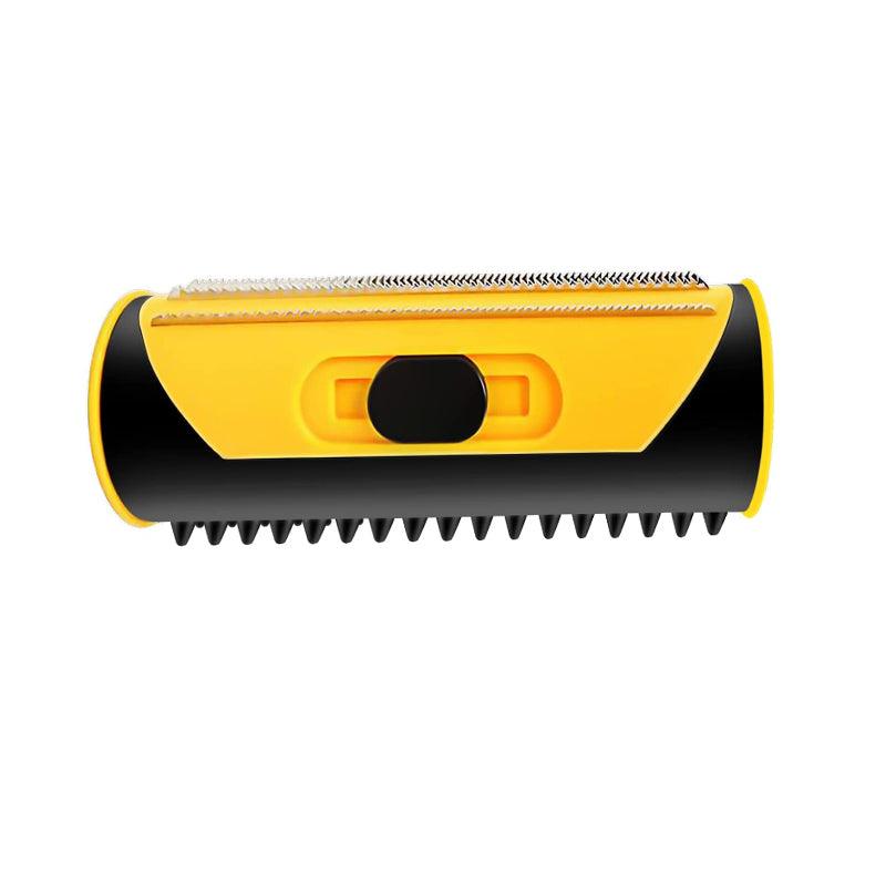 Red Pet Deshedding Roll Comb | Self-Cleaning | Cats & Dogs