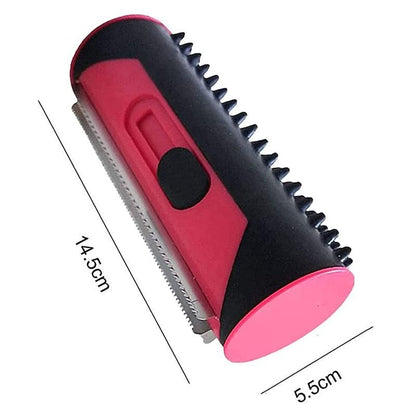 Yellow Pet Deshedding Roll Comb | Self-Cleaning | Cats & Dogs