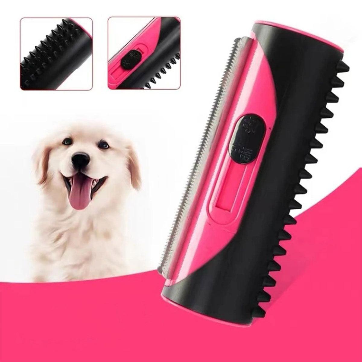 Yellow Pet Deshedding Roll Comb | Self-Cleaning | Cats & Dogs