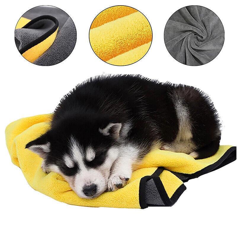 Ultra-Absorbent Microfibre Pet Drying Towel | 70x140cm | Dogs & Cats