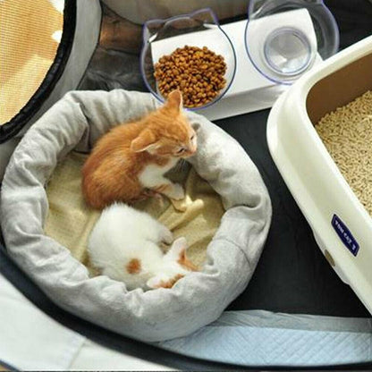 8-Panel Pet Play Tent Playpen | Dog & Cat Portable Kennel Crate