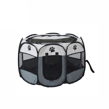8-Panel Pet Play Tent Playpen | Dog & Cat Portable Kennel Crate
