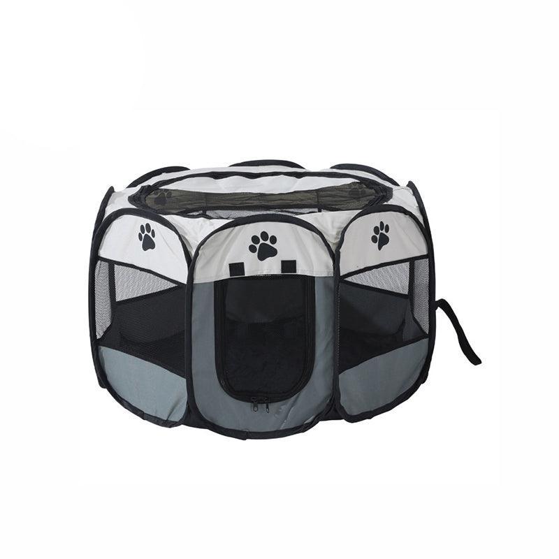8-Panel Pet Play Tent Playpen | Dog & Cat Portable Kennel Crate