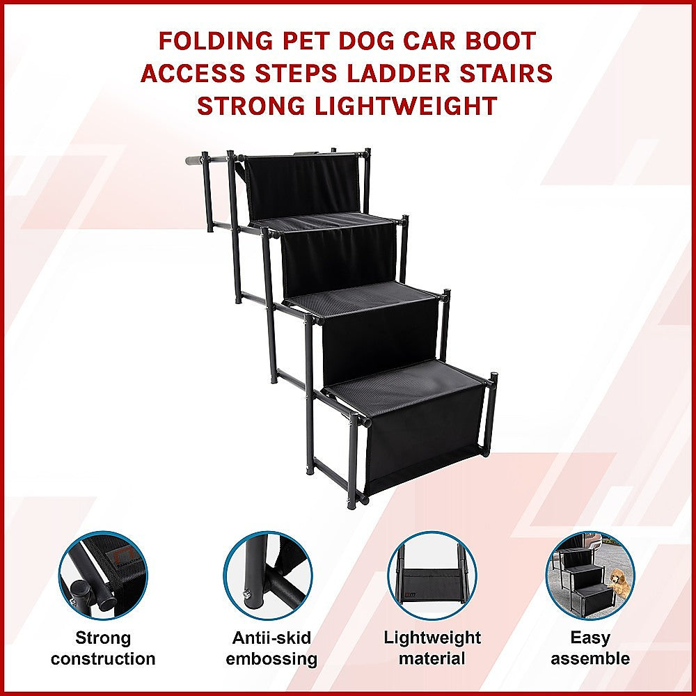 Folding Dog Car Boot Steps | All Dog Sizes