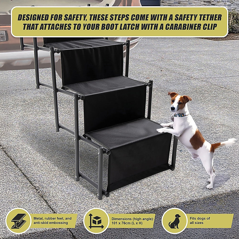 Folding Dog Car Boot Steps | All Dog Sizes