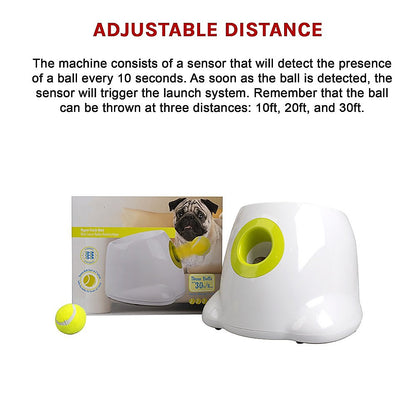 Automatic Dog Ball Launcher | Tennis Fetch Throwing Machine