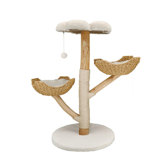 Solid Wood Cat Tree | Multi-Level | Scratching Posts & Perches