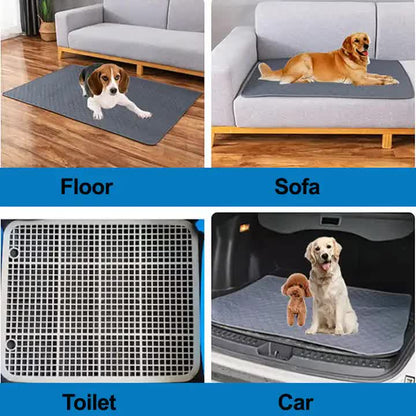 2-Pack Washable Waterproof Reusable Pet Pad | L 100x70cm
