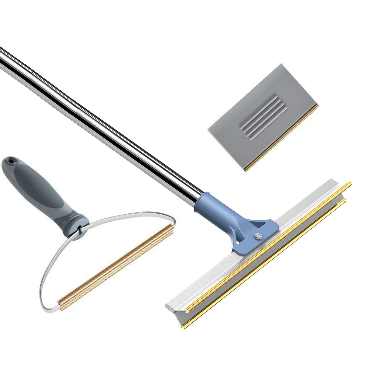 Grey Pet Hair Removal Tool Set